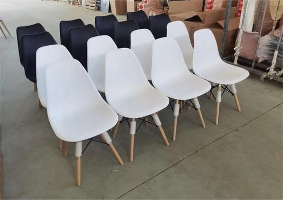 Modern Dining Chair, Shell Lounge Plastic Chair for Kitchen & Dining (Model Dining10)