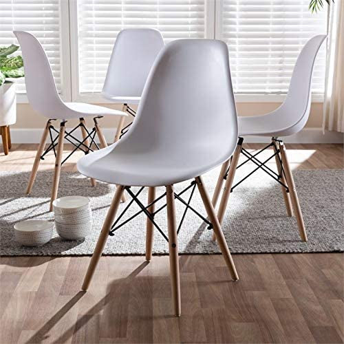 Modern Dining Chair, Shell Lounge Plastic Chair for Kitchen & Dining (Model Dining10)