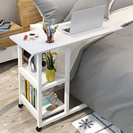 Bedside Laptop table with book shelves