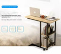 Bedside Laptop table with book shelves - Ornate Life