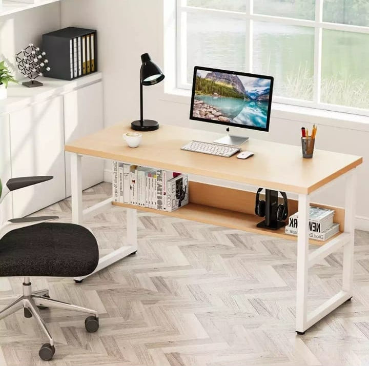 H shape Office Table Best use for study and workstation