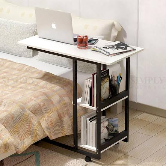 Bedside Laptop table with book shelves