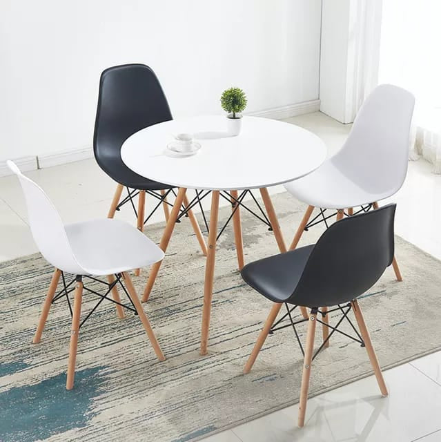 Modern Dining Chair, Shell Lounge Plastic Chair for Kitchen & Dining (Model Dining10)