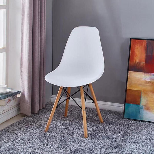 Modern Dining Chair, Shell Lounge Plastic Chair for Kitchen & Dining (Model Dining10)