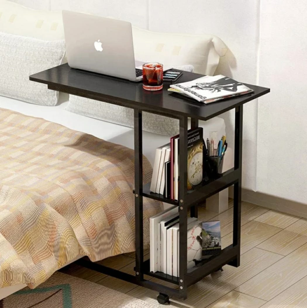 Bedside Laptop table with book shelves